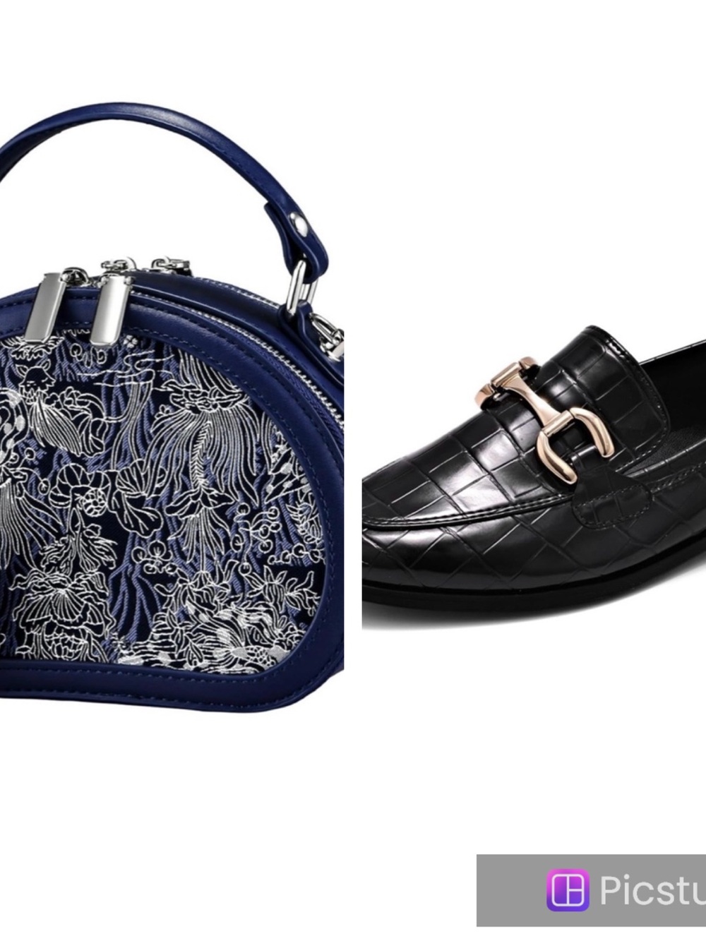 Women bag and shoes bundle size 7